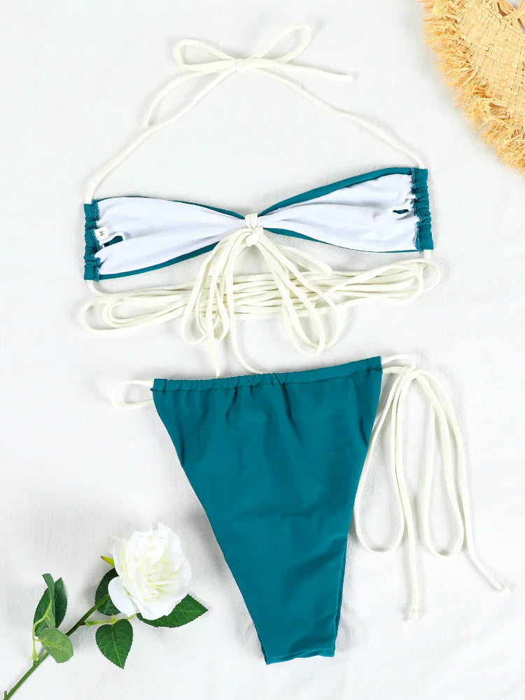 Silica minimal coverage two piece swimsuit
