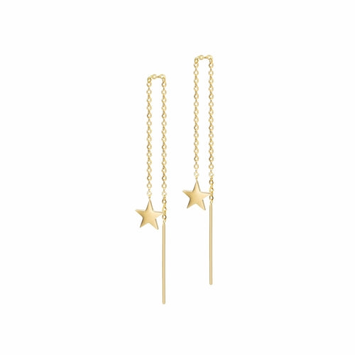 STAR THREADER EARRINGS