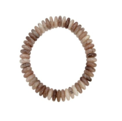Blush & Earthy Canyon Natural Stone Stretch Bracelet