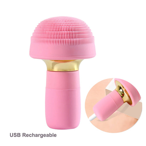 New Design Waterproof Electric Facial Cleansing Brush Ultrasonic