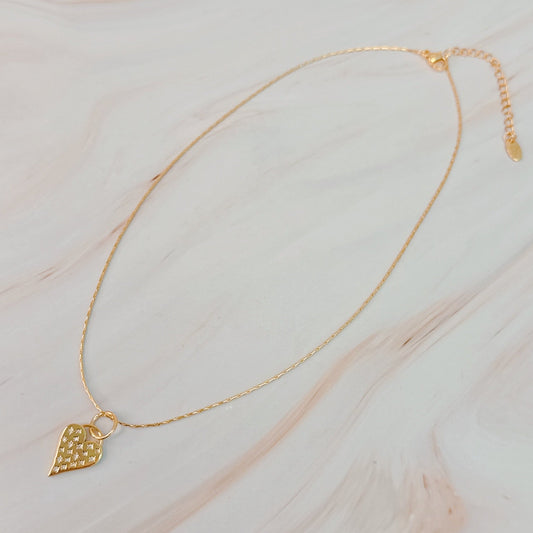 Stars Throw Heart Necklace