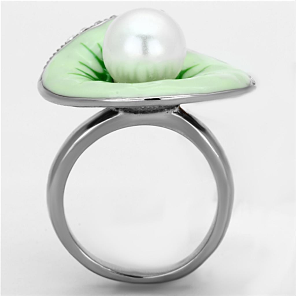 TK1171 - High polished (no plating) Stainless Steel Ring with
