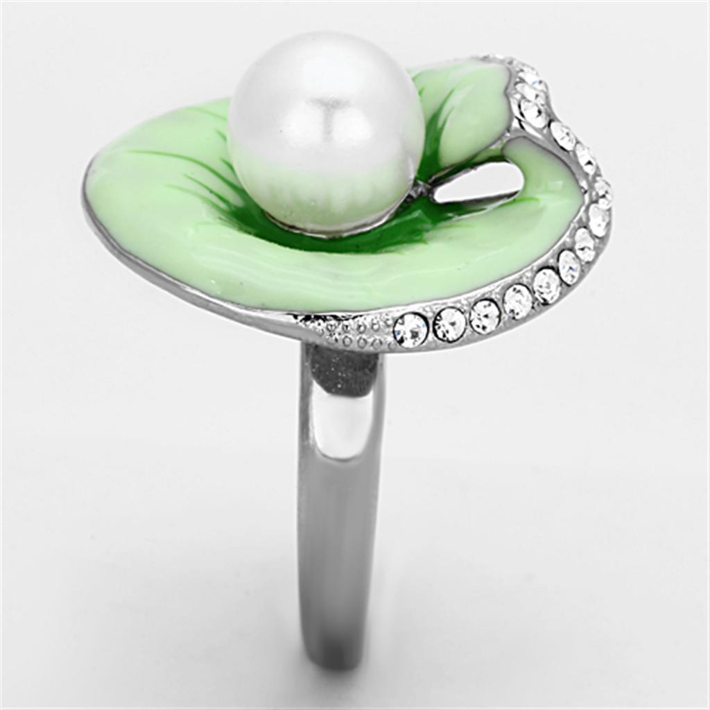 TK1171 - High polished (no plating) Stainless Steel Ring with