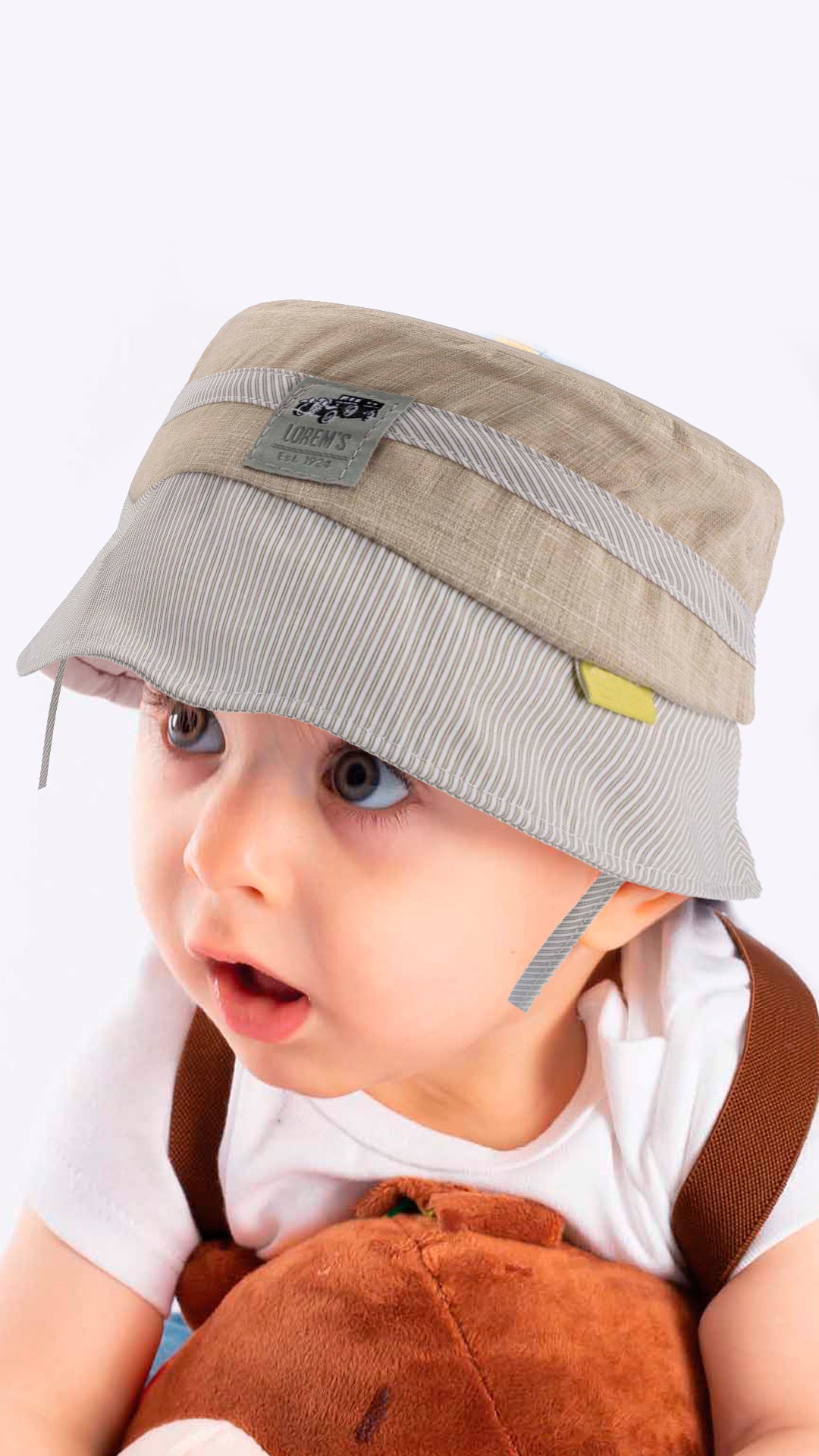Kid's Hats with Cartoon Car Bucket Printed Hat