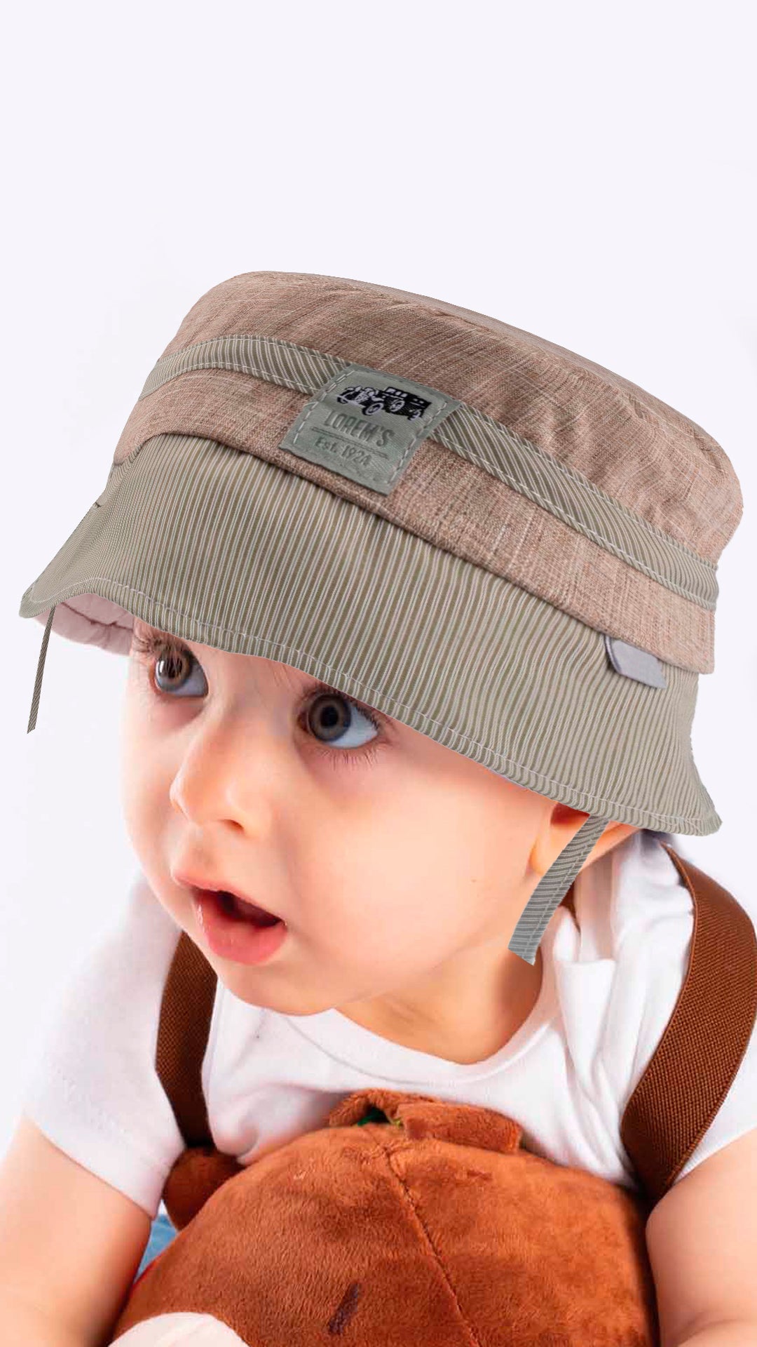 Kid's Hats with Cartoon Car Bucket Printed Hat