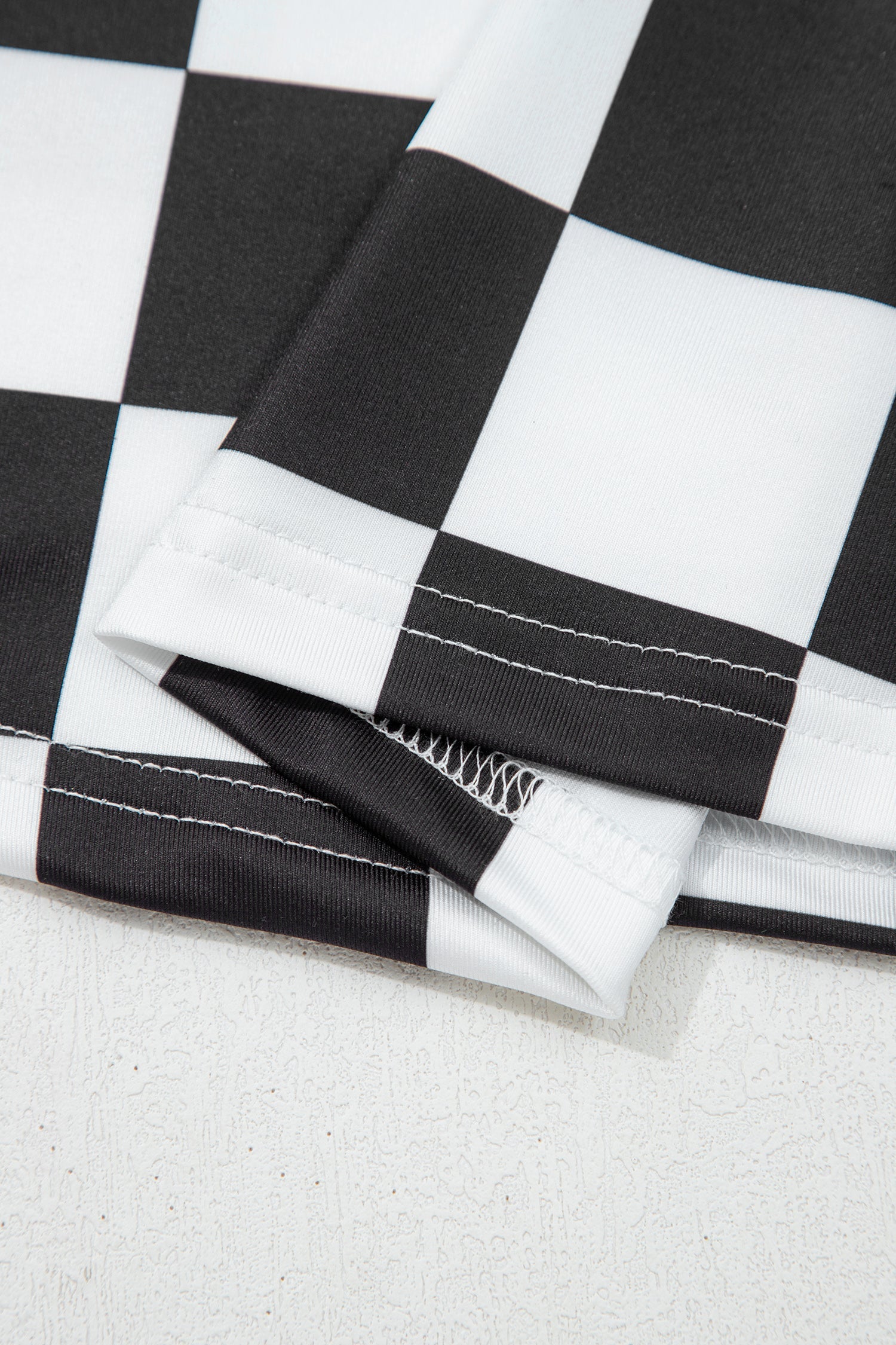Checker Sleeveless Tank Top