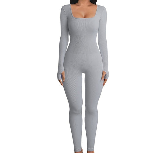 Fall Winter Hot-selling Women's Clothing Long Sleeve Jumpsuit Yoga