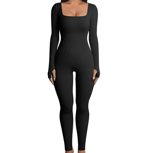 Fall Winter Hot-selling Women's Clothing Long Sleeve Jumpsuit Yoga