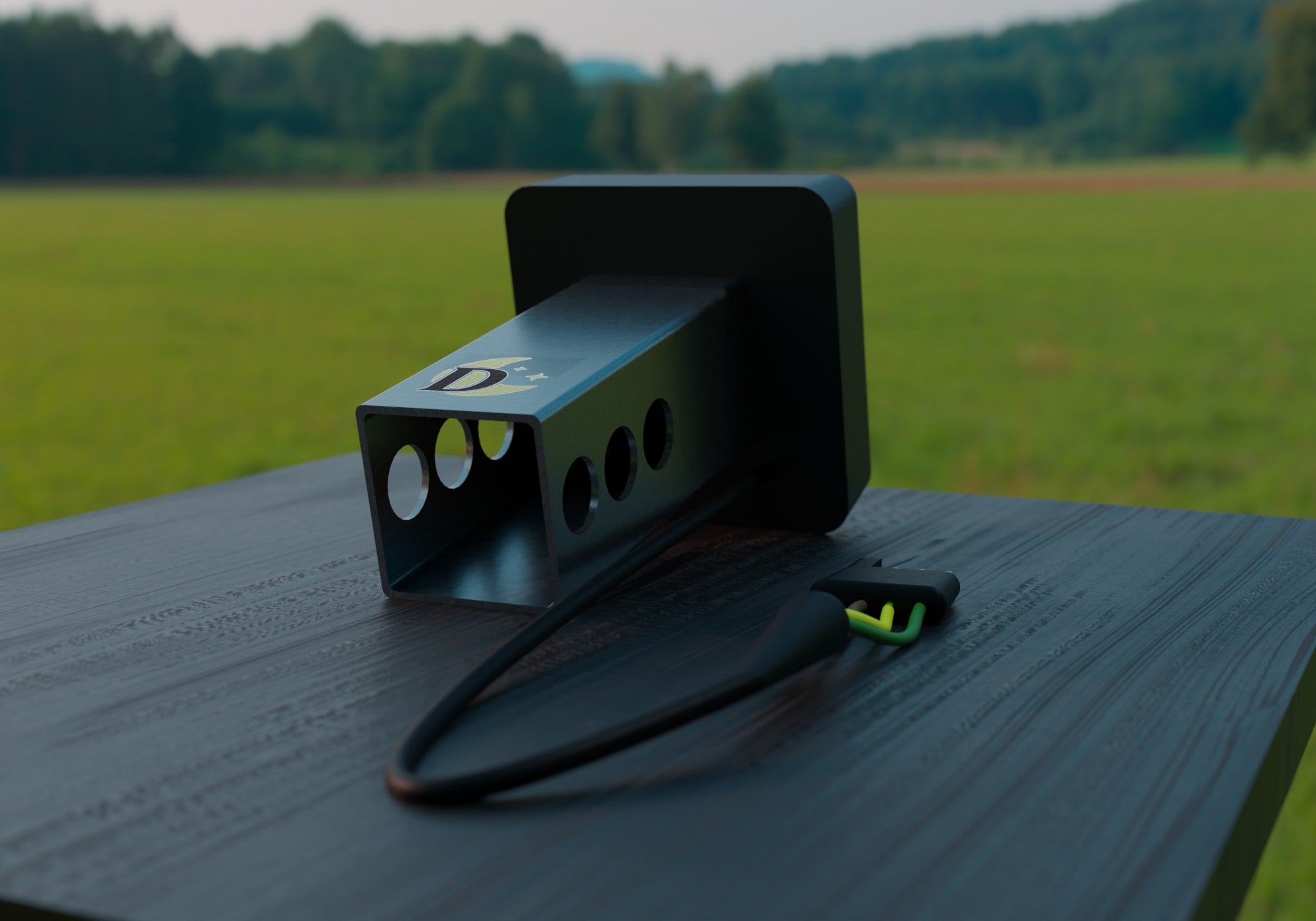 Dual Color Changing Clover Shamrock LED Hitch Cover - Third Brake