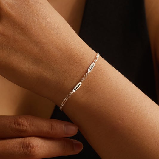Mom Bracelet With Kids Name
