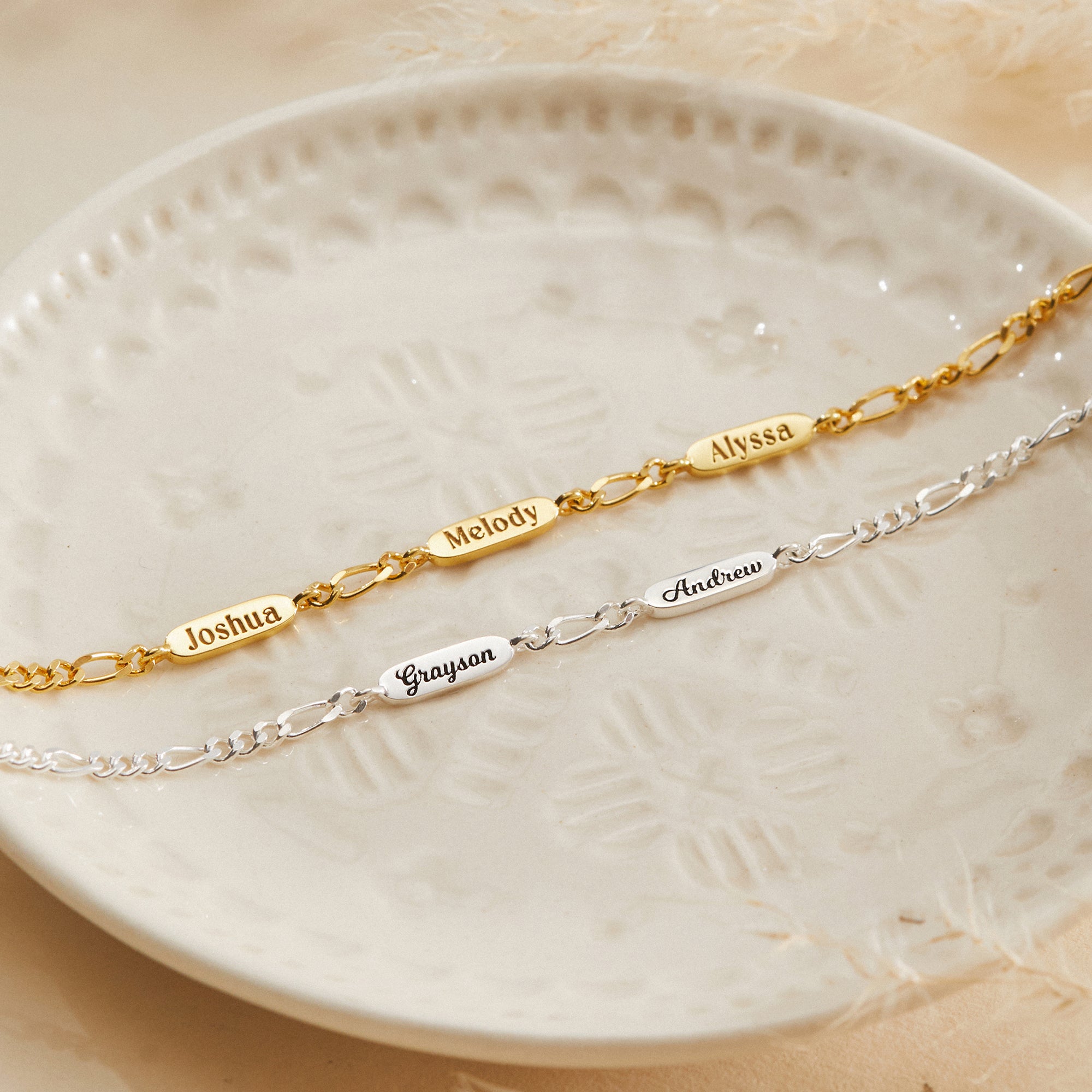 Mom Bracelet With Kids Name