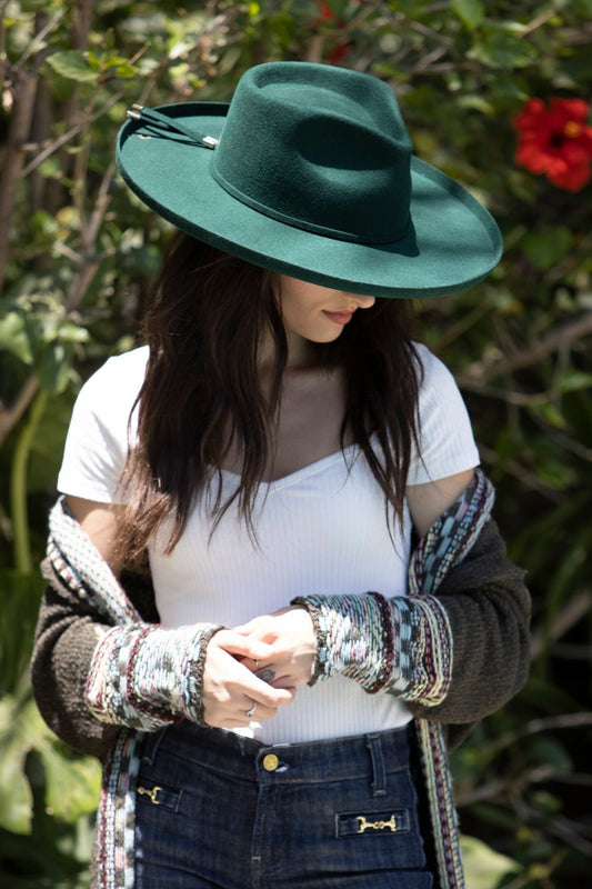 Shannon Wide Brim Wool Felt Hat