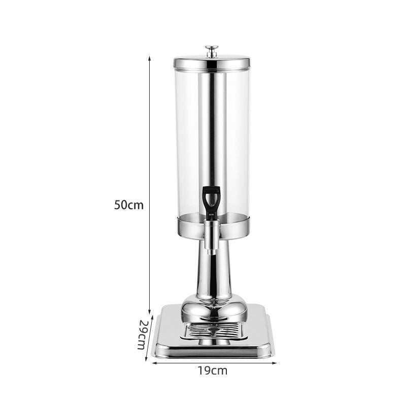 SOGA 3L Stainless Steel Beverage Dispenser – Dual Ice Cylinder Hot &