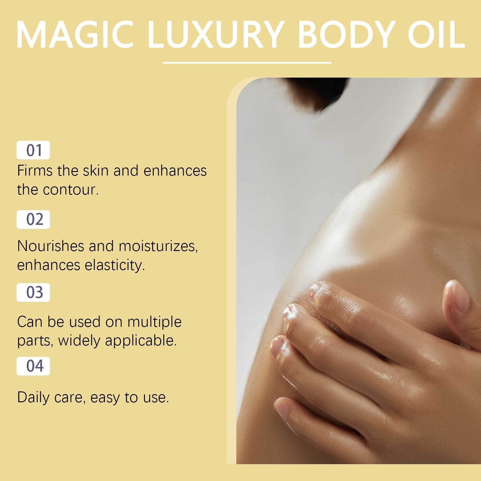 AMZ Body Nourishing Oil Gentle Moisturizing and Hydrating for Daily
