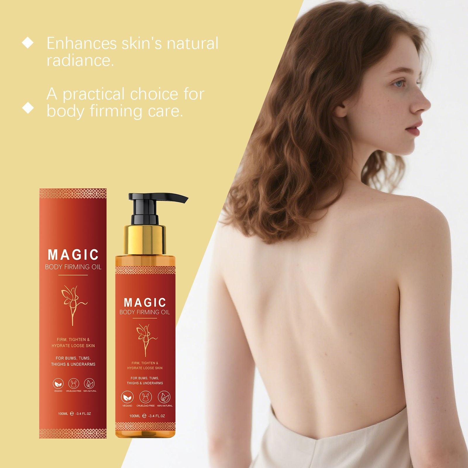 AMZ Body Nourishing Oil Gentle Moisturizing and Hydrating for Daily