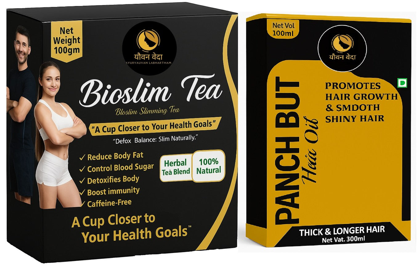 Combo of Bioslim Tea & Panch But Hair Oil