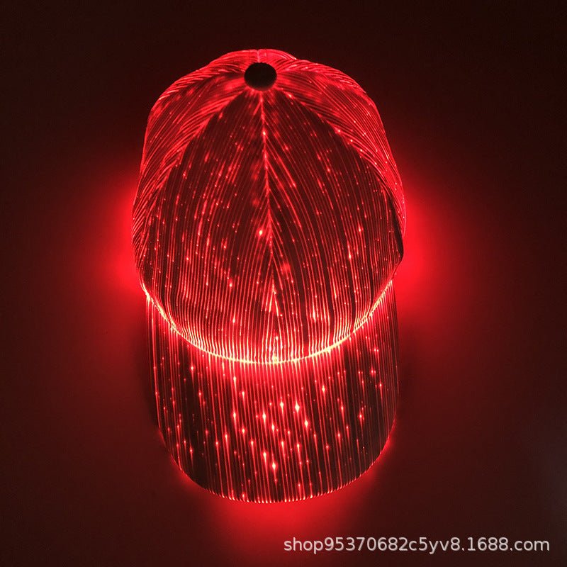 LED Fiber Optic Light-Up Baseball Cap
