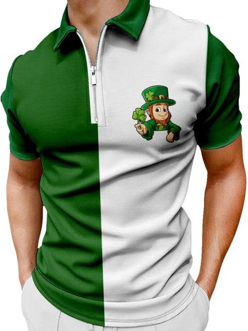 Men's Fashionable Lucky Charm Polo Shirt