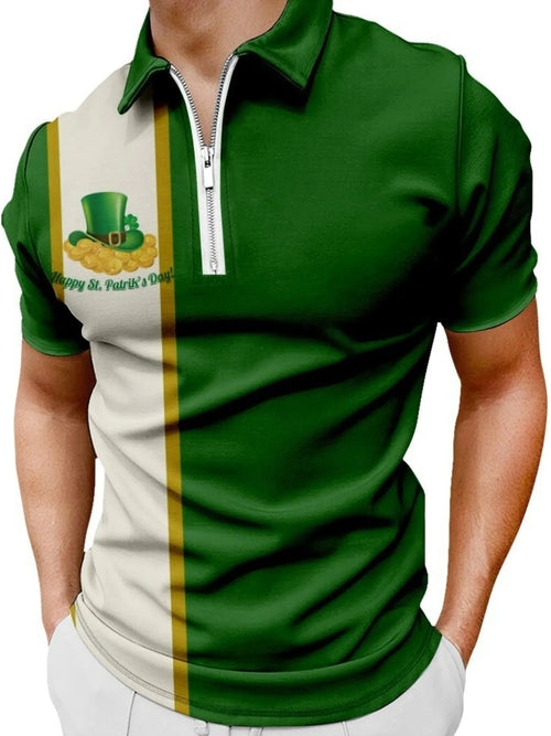 Men's Fashionable Lucky Charm Polo Shirt