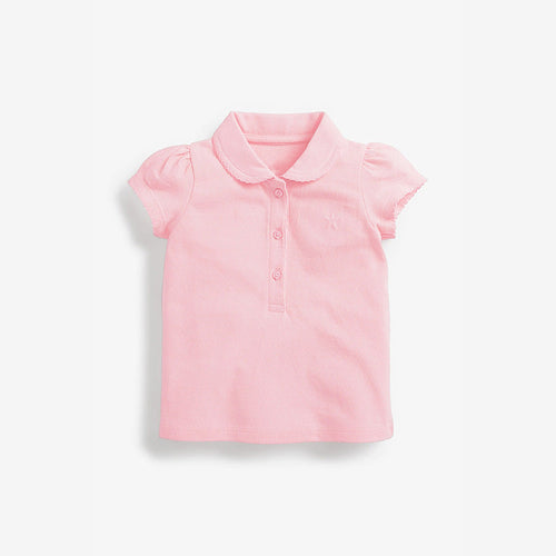 Kids’ Clothing: Summer Collection – Collar Flip Pure Cotton Star Logo