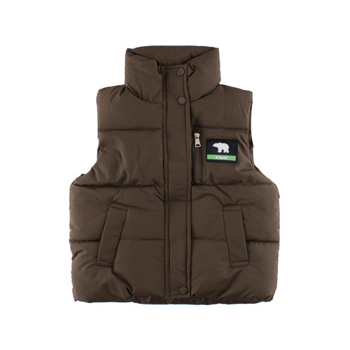 Style Kids Unisex Outerwear: Sleeveless Single Breasted Coat for