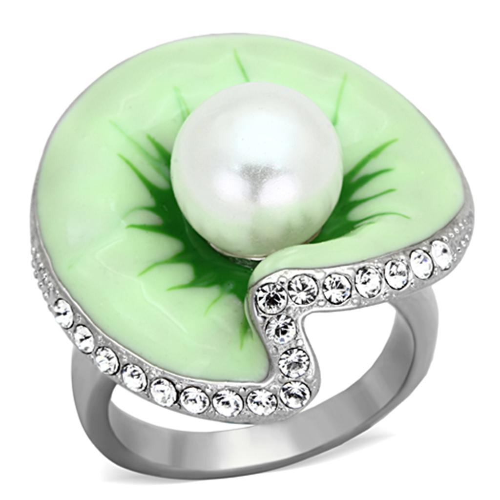TK1171 - High polished (no plating) Stainless Steel Ring with