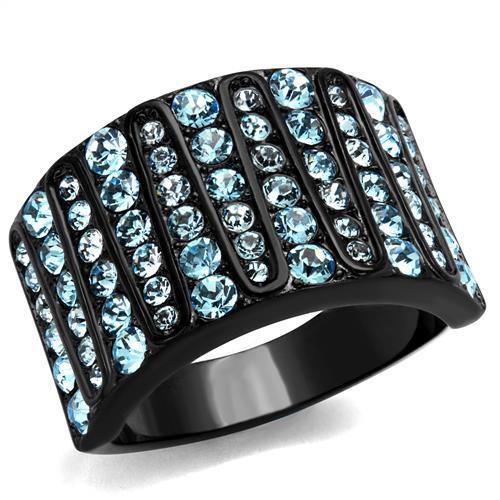 TK2198 IP Black(Ion Plating) Stainless Steel Ring