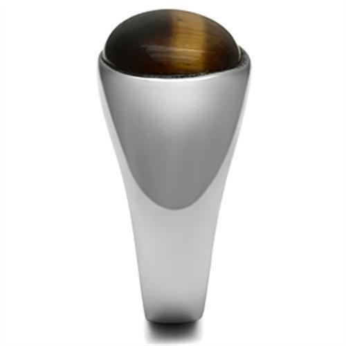 TK378 - High polished (no plating) Stainless Steel Ring with